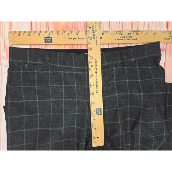 Nike Golf Mens Charcoal Checkered Dri-Fit Pants 32x30 - Picture 7 of 8